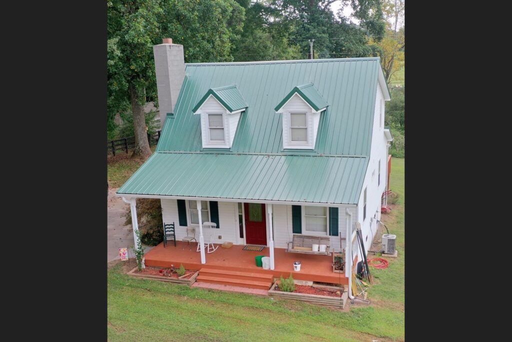 Hunter Green Metal Roof