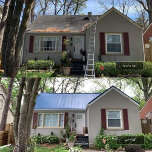 New blue metal roof atlanta