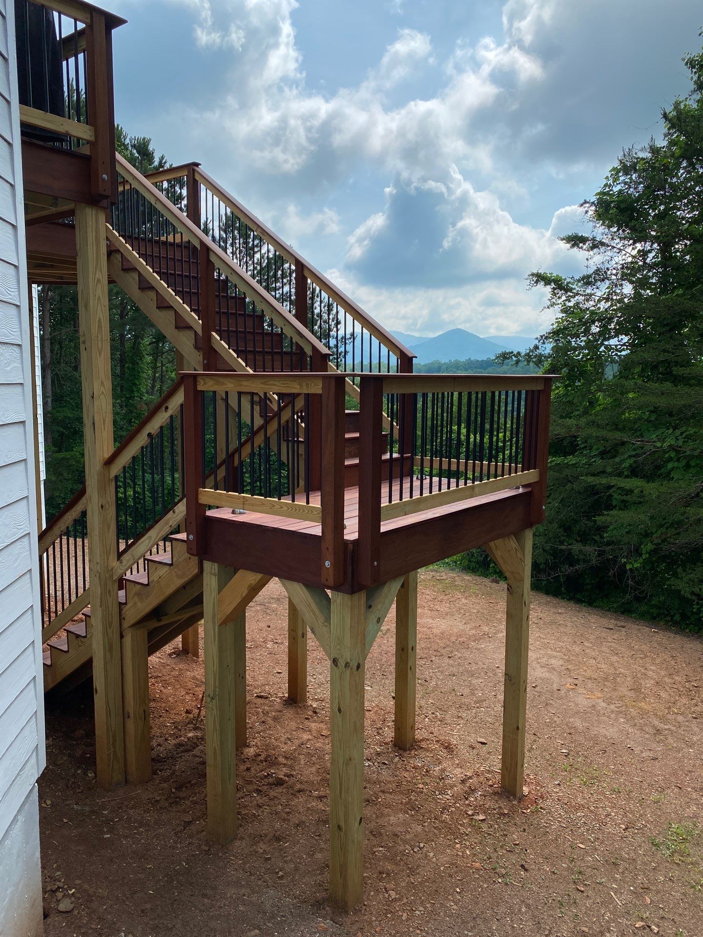 Deck stairs Ellijay